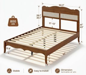 NEW in box Queen size bed frame