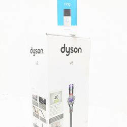 Dyson V8 Stick Vacuum Cleaner + Ring Video Doorbell 3