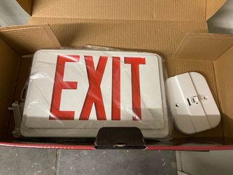Exit signs