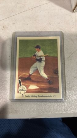 Ted Williams Hitting Fundamentals #2 Baseball Card