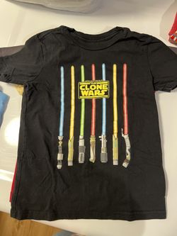 Boys 5/6 Star Wars Clone Wars Shirt 