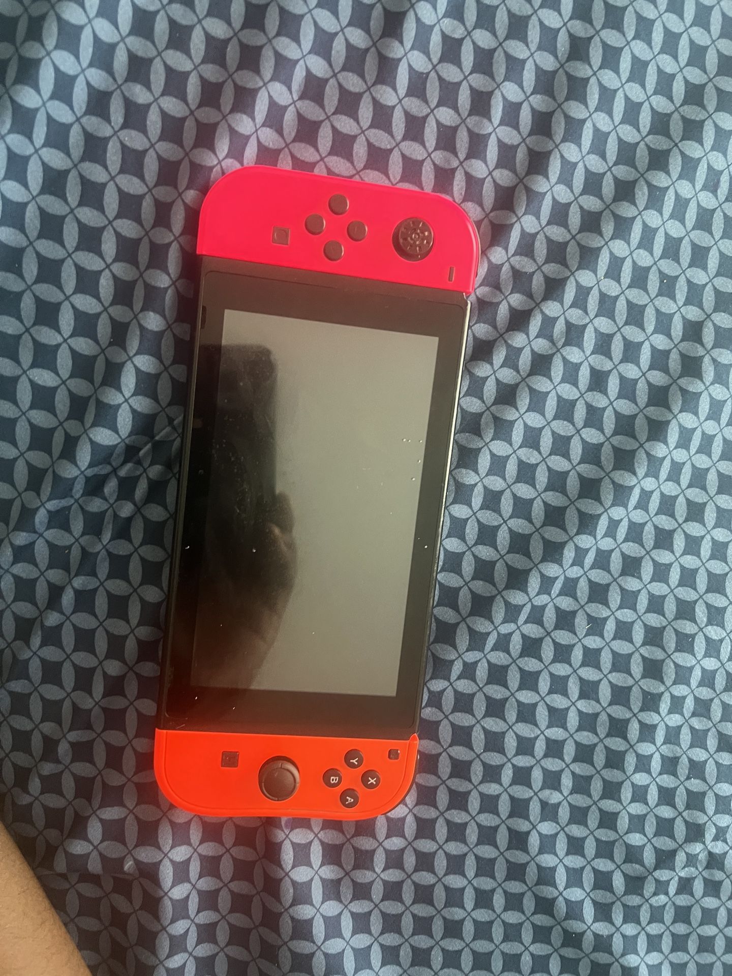 Nintendo Switch With Super Mario Game