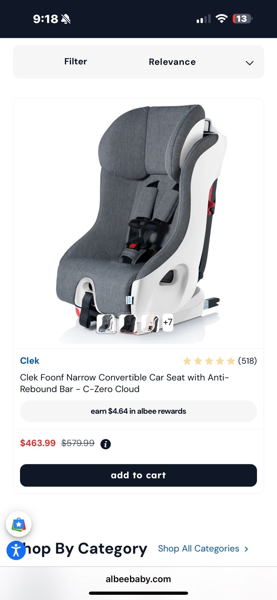 Clek Foonf Narrow Car Seat