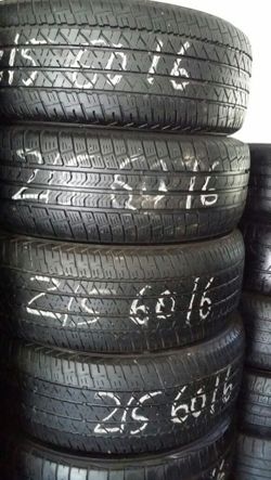 Good used tires 215.60r16