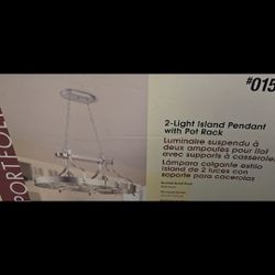 Brand New In Box 2 Light Island Light