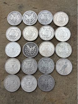 Silver Coins (x19)(two are CC)