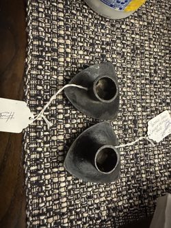 Vintage Japan Cast Iron Candle Holders