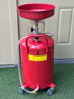 VEVOR Waste Oil Drain Tank Portable Oil Drain 20 Gallon Air...