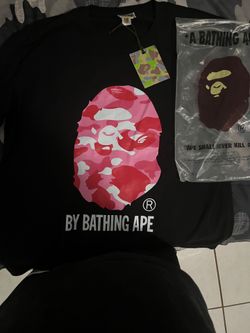 BAPE A Bathing Ape Black Graphic T-Shirt