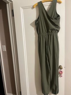 Olive green jumpsuit