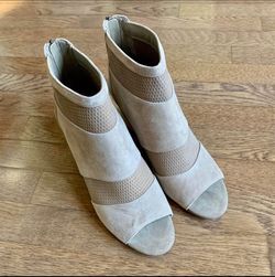 Reba Tan Suede Ankle Boots