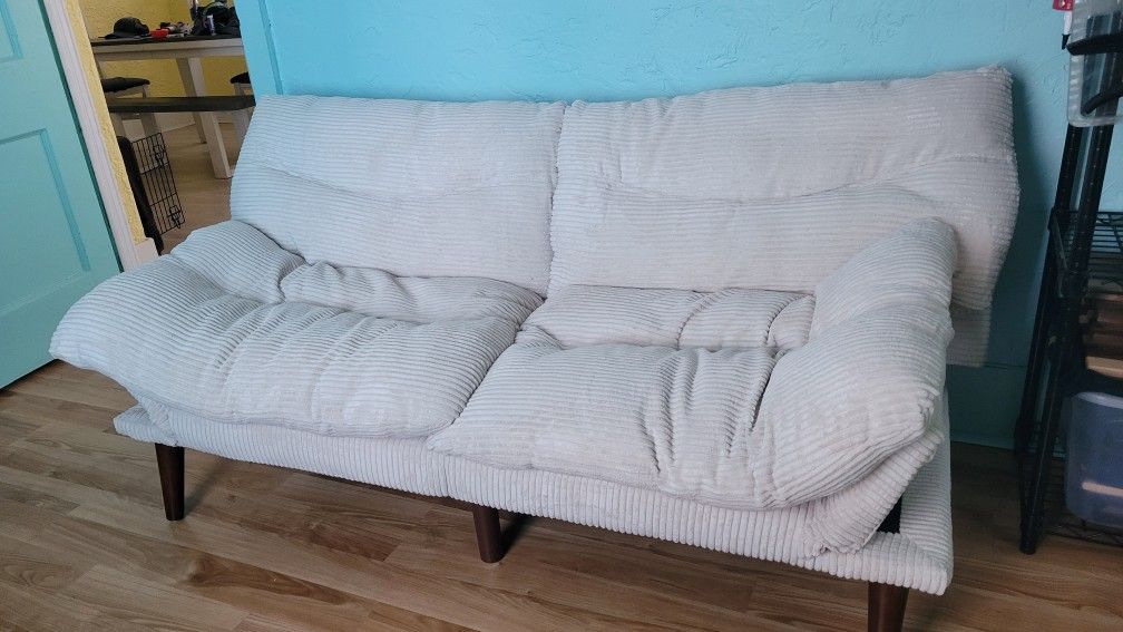 White Contemporary Futon 