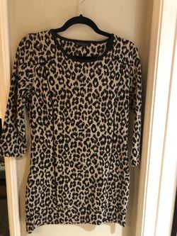 Leopard print dress