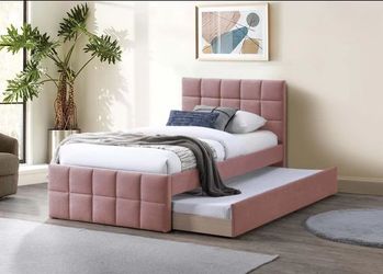 Twin/twin Size Tufted Bed With Orthopedic mattress