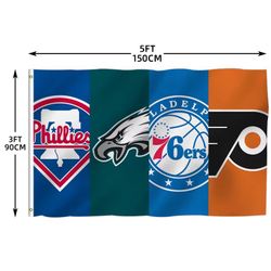 Philadelphia Sports teams Flag