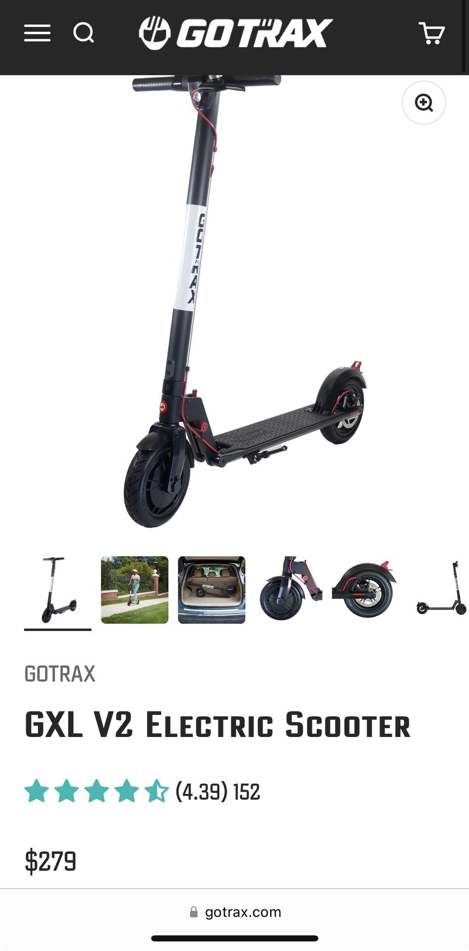 GXL V2 Electric Scooter 