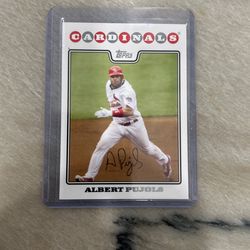 Baseball Card Albert Pujols