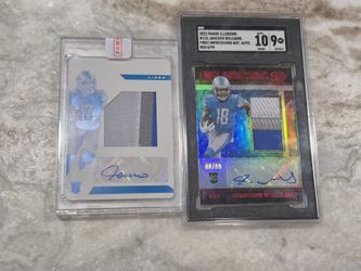 Jameson Williams Auto/Patch/# Card Lot