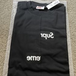 Supreme CDG Split Box Logo T Shirt XL 