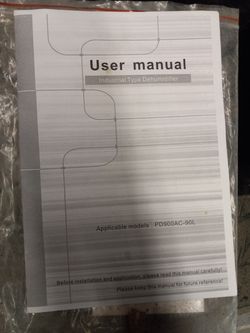 Dehumidifier 110pint 