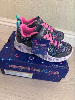 Skechers light up size 1 boogie love