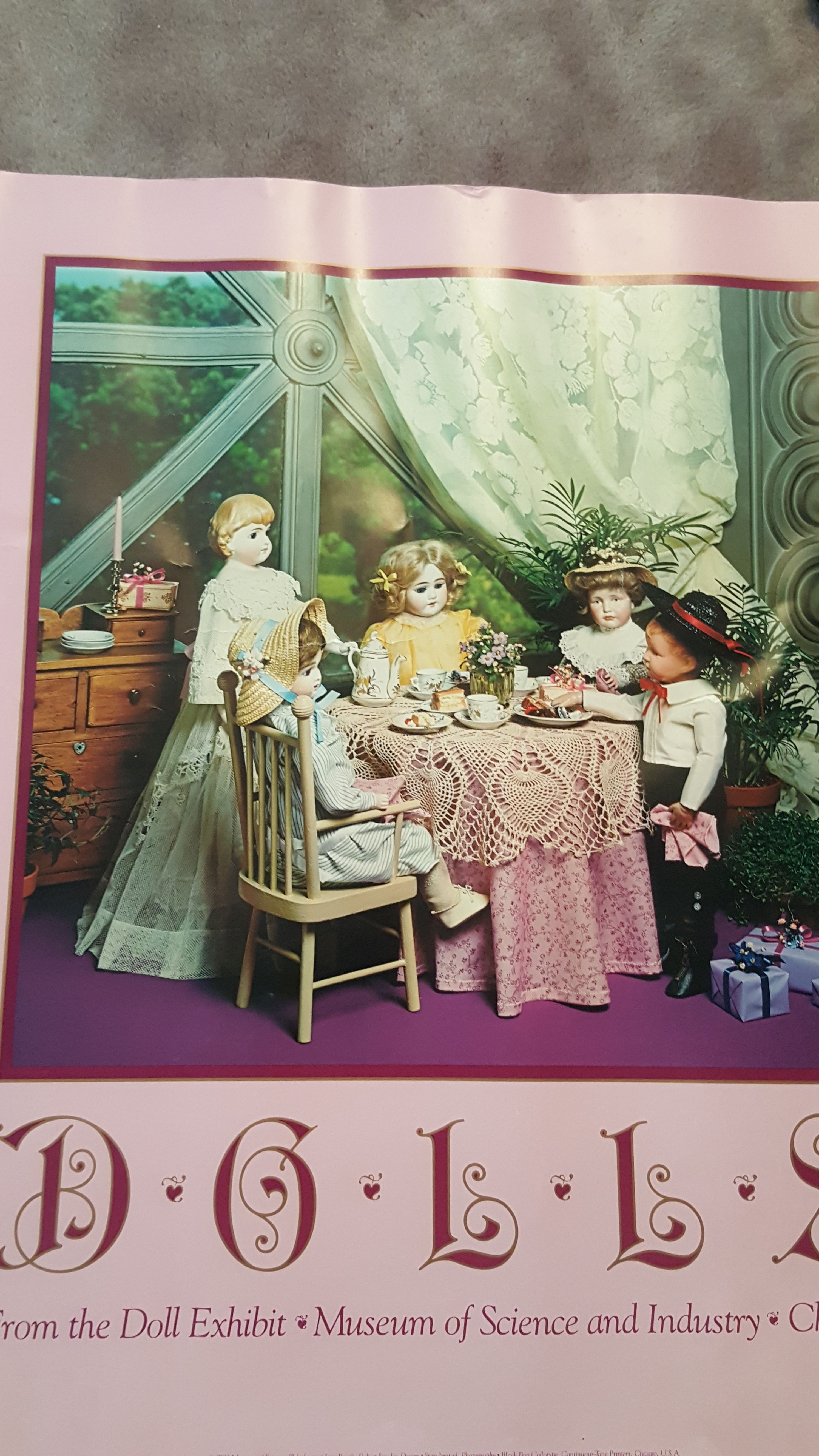 1983 doll poster from museum of science and industry