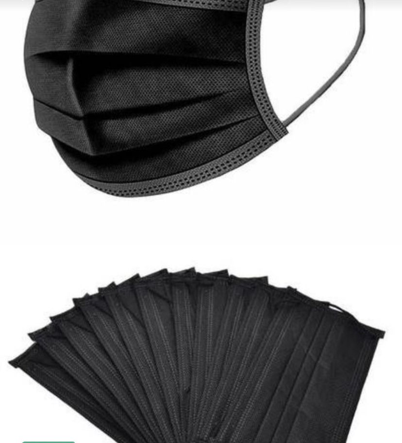 Black Face Mask 50 in a box