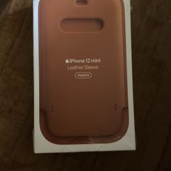 Leather Sleeve For 12 Mini 