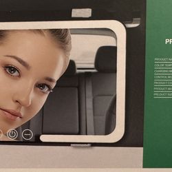 Led Car Makeup Mirror (Type C Charge) New!