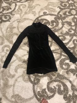 One piece black jazz costume