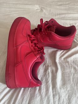 Red Nike Air Force 1โs (BOX INCLUDED)