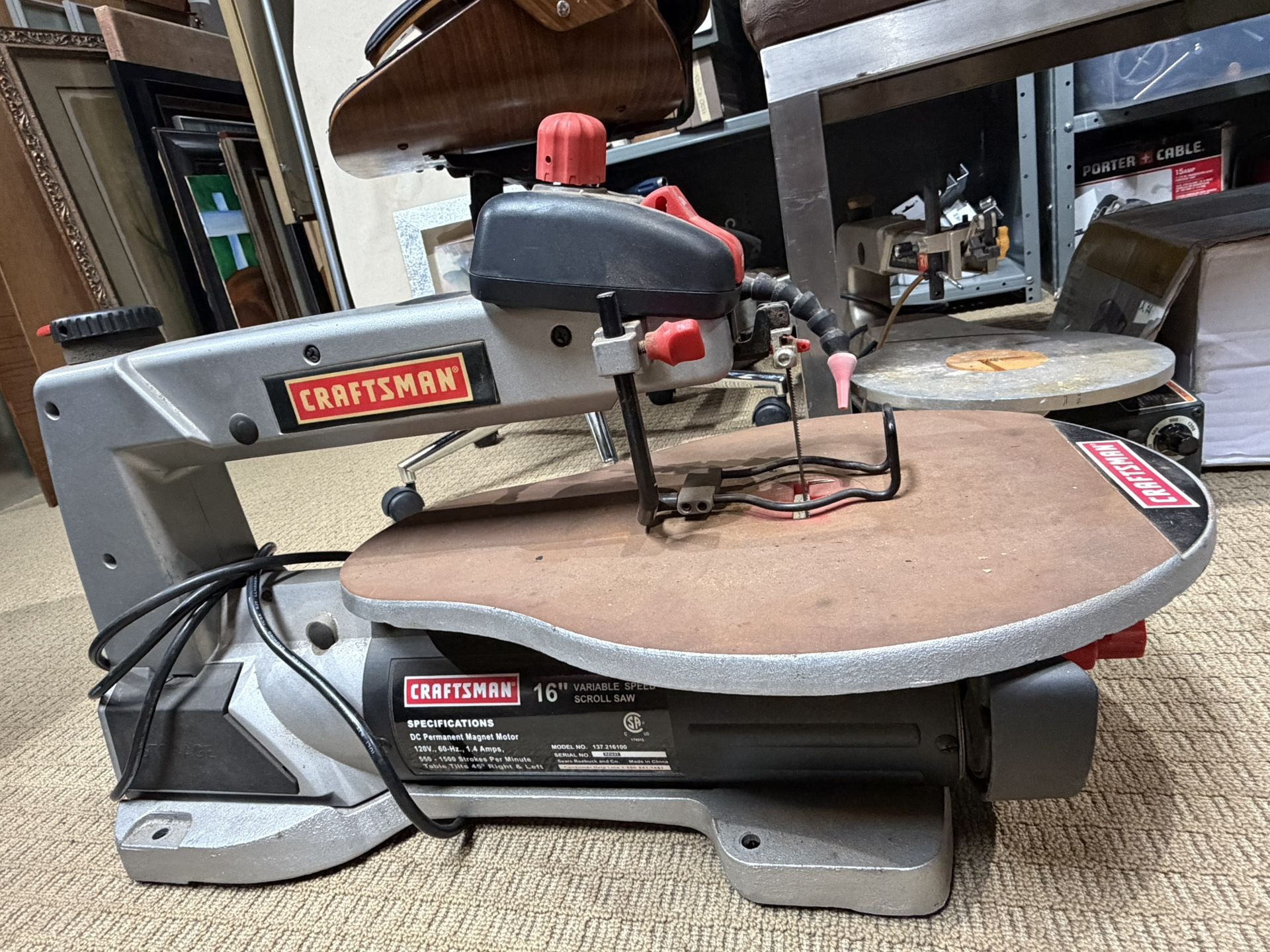 Craftsman 16” Scroll Saw