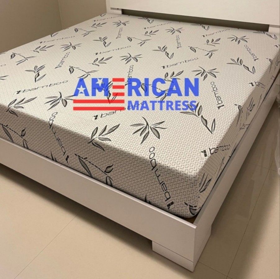 
‼️ Mattress king size Memory Foam  con box Spring 🔴 mattress King size✴️