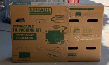 Expandable TV Packing box Fits up to 40” Television Used one Time