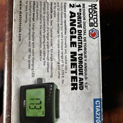 MATCO 1/2" 1 "DRIVE DIGITAL TORQUE AND ANGEL METER