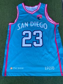 San Diego Wave Pro Soccer Basketball Jersey #23 Size Large Adult