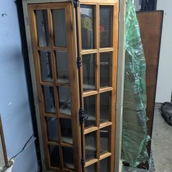 Pier 1 Imports 72" Cremone Cabinet in Linen Gray