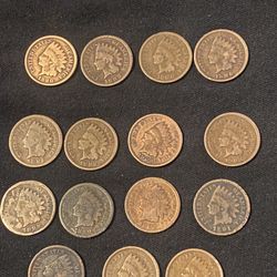 100+ Years Old Indian Head Pennies 