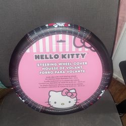 Red & White Hello Kitty Steering Wheel Cover 