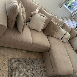 Sofa Grande . LOVESEAT &  Chaise With Storage 