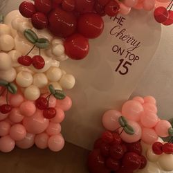 Cherry Theme Balloon Without Board Just Balloons 