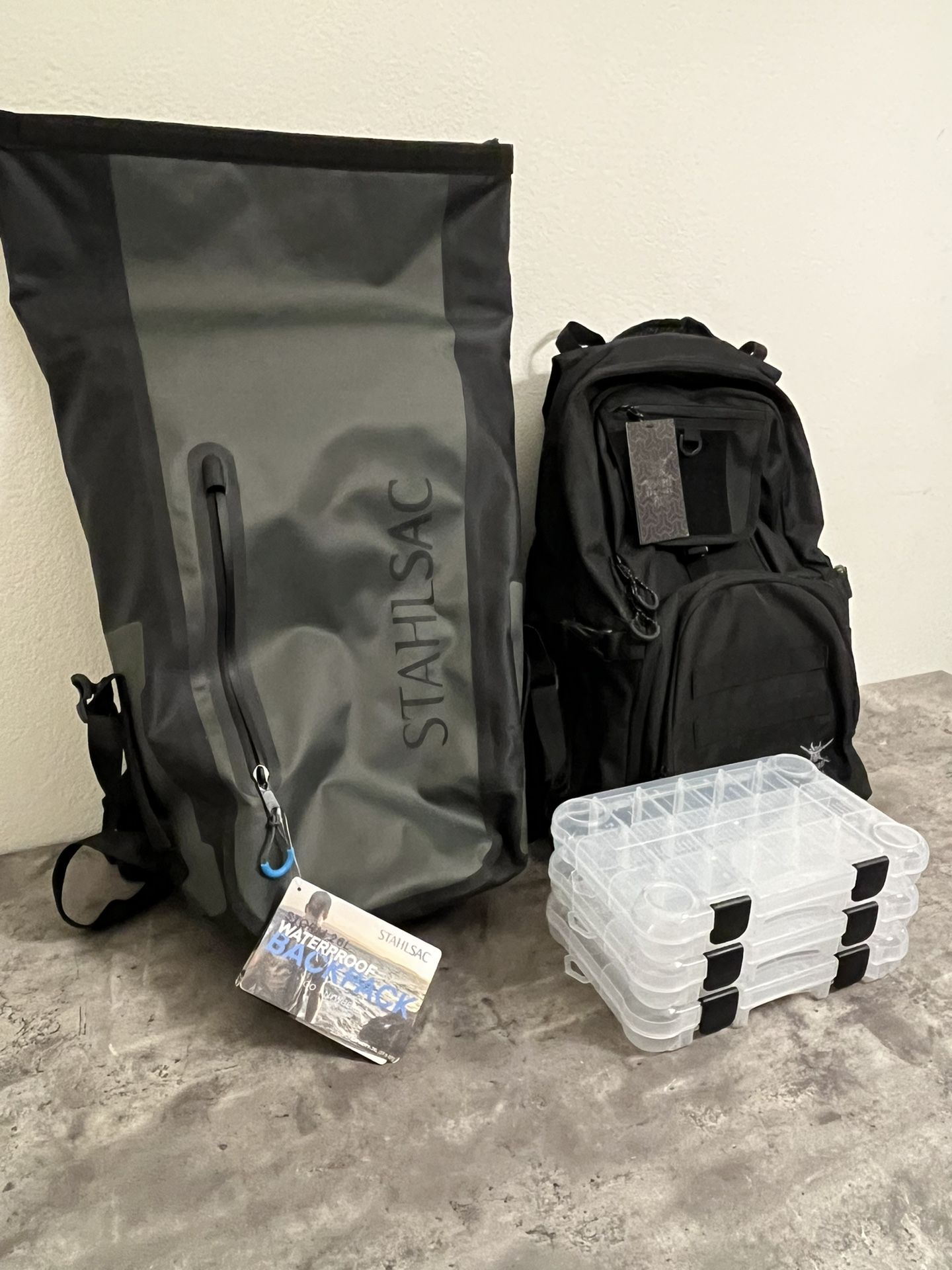 Outdoors Camping Fishing Hiking Waterproof Backpacks Stahlset Samurai Fish Tactical Tackle Box