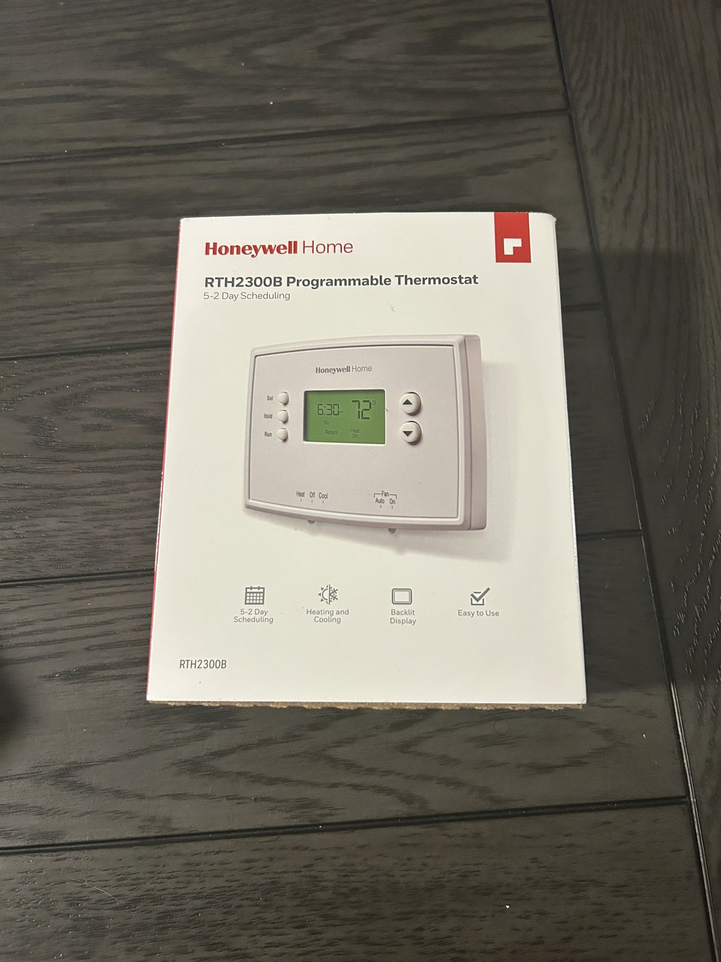 Honeywell Programmable Thermostat 5-2 Day Scheduling RTH2300B New