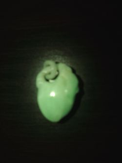 TYPE A Myanmar JADEITE PEACH PENDANT 20.45 cts