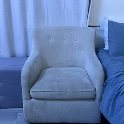 Cream Cozy Rocking Chair