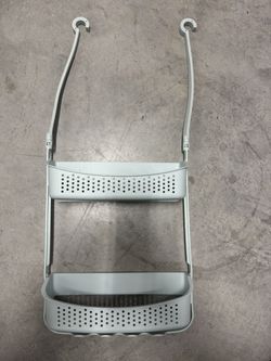 Boxsweden 2 Tier Shower Caddy Plastic Dual Hanging Storage Bath Organizer