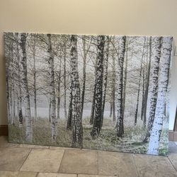 IKEA picture Nordic birch forest