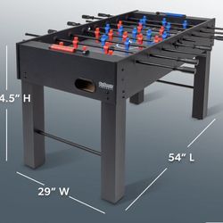 54 Inch Full Size Foosball Game Set - Black