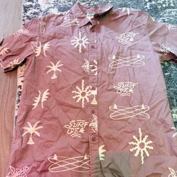 Bearded Goat Surf O2 Button-Up Shirt – Men’s Medium