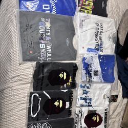 Bape shirts /that’s an awful lot of cough syrup all sides